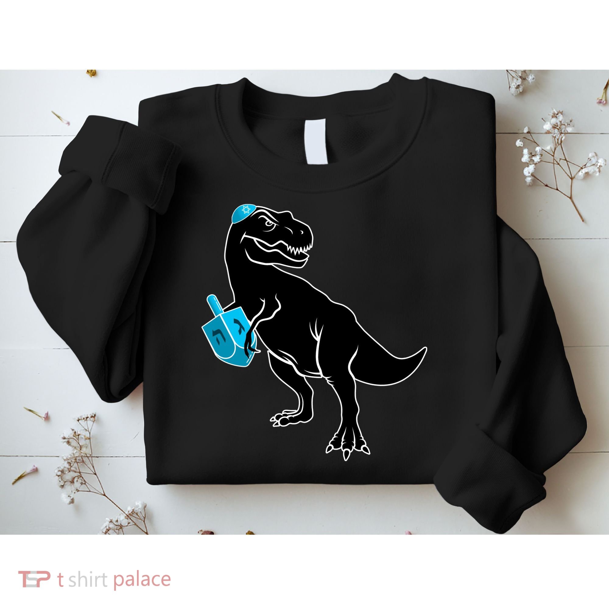 Trex Jewish Dreidel Sweatshirt