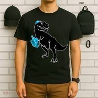 Trex Jewish Dreidel T-Shirt thumb 6