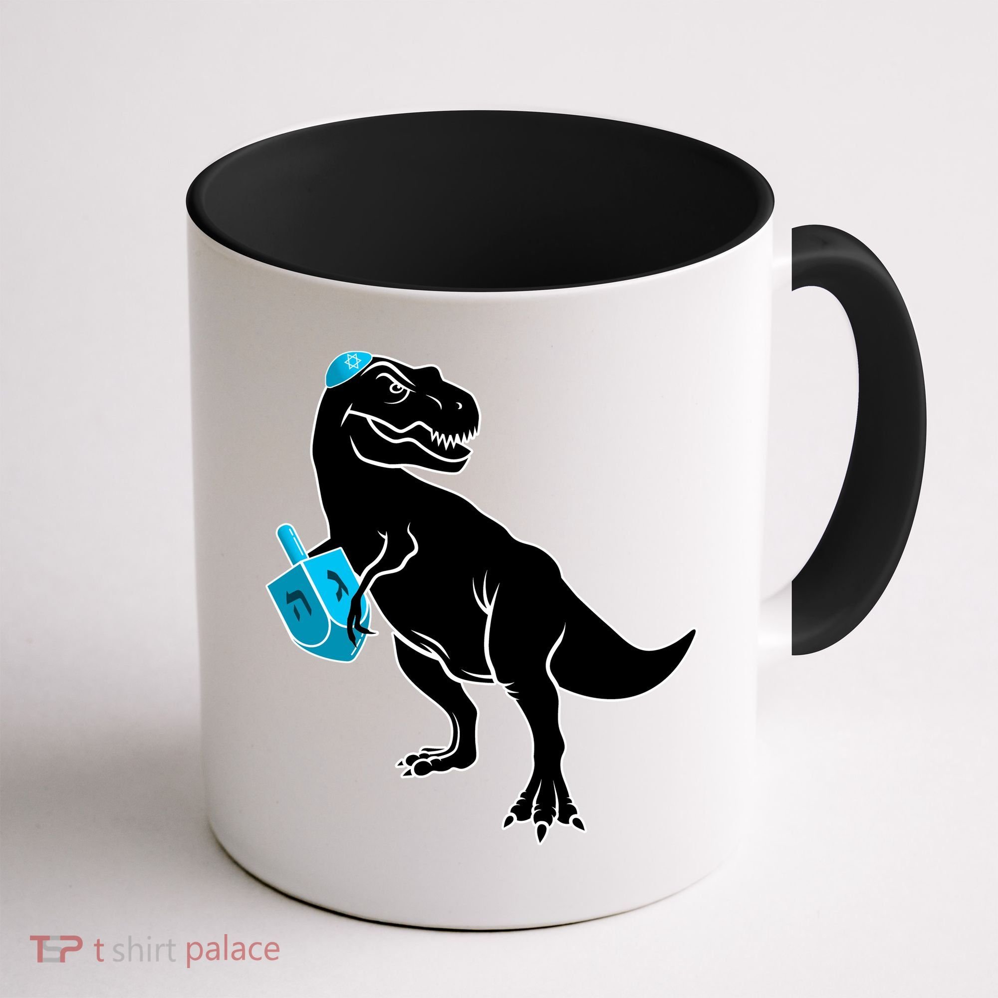 Trex Jewish Dreidel Coffee Mug
