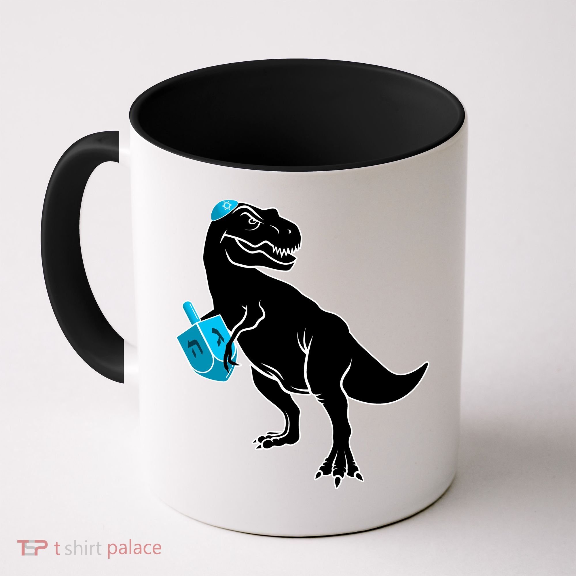 Trex Jewish Dreidel Coffee Mug