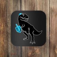 Trex Jewish Dreidel Coaster thumb 0