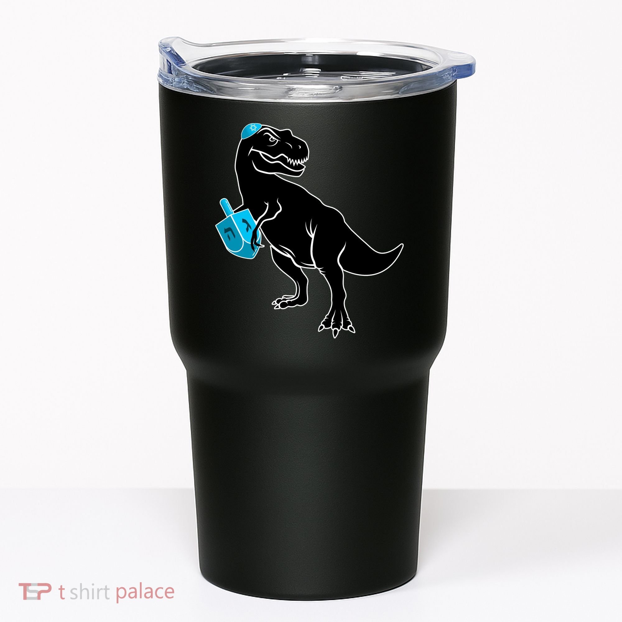 Trex Jewish Dreidel Tumbler