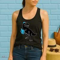 Trex Jewish Dreidel Women's Tank Top thumb 2
