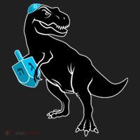 Trex Jewish Dreidel Hat thumb 2