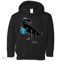 Trex Jewish Dreidel Toddler Hoodie thumb 0