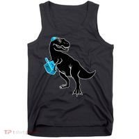 Trex Jewish Dreidel Tank Top thumb 0