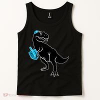 Trex Jewish Dreidel Tank Top thumb 2