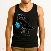 Trex Jewish Dreidel Tank Top thumb 3