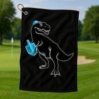 Trex Jewish Dreidel Golf Towel thumb 1