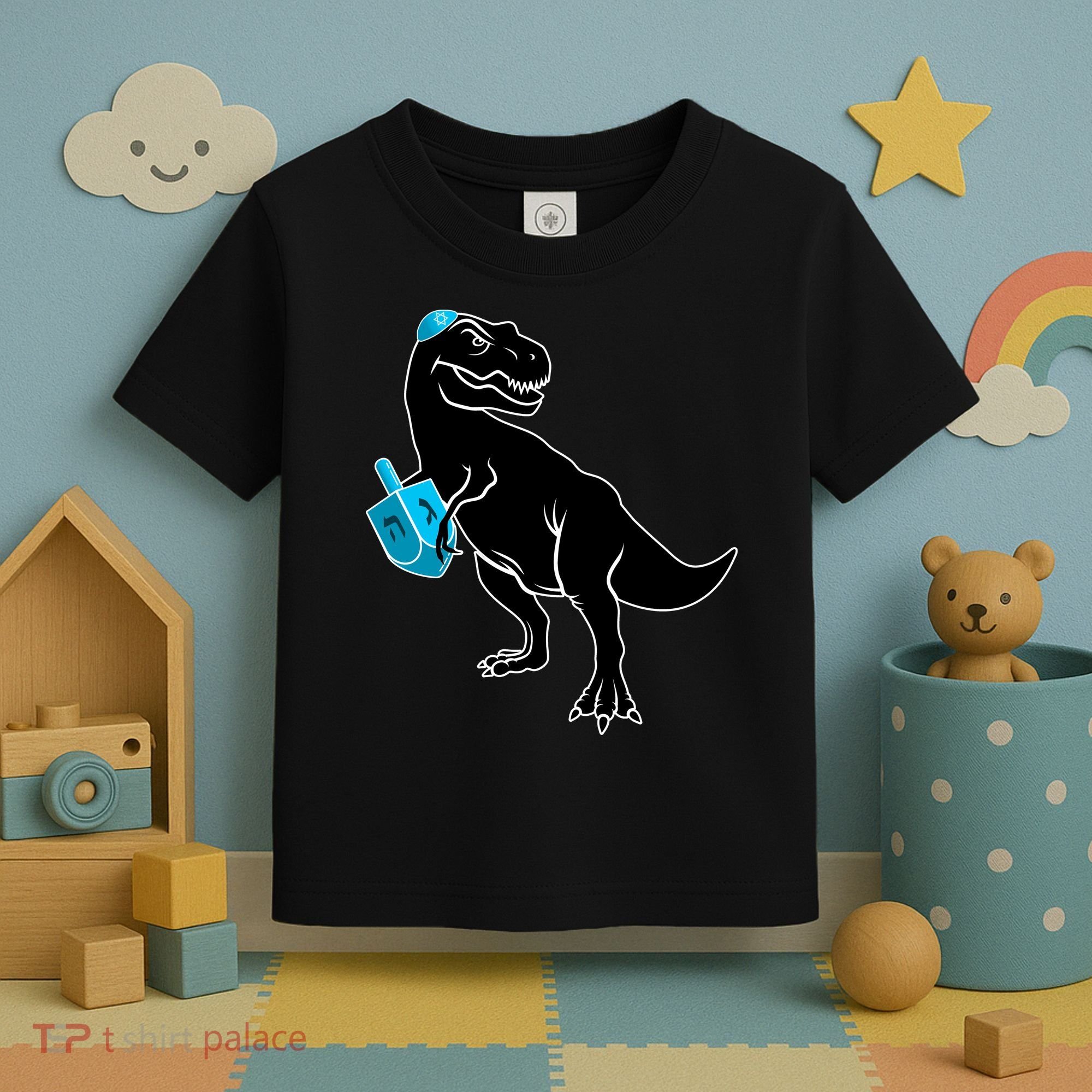 Trex Jewish Dreidel Toddler T-Shirt