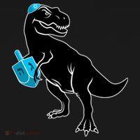 Trex Jewish Dreidel Toddler T-Shirt thumb 4