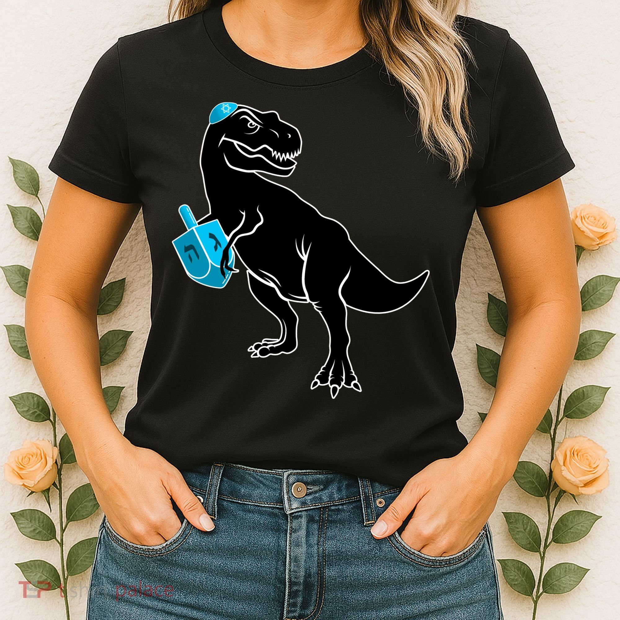 Trex Jewish Dreidel Women's T-Shirt
