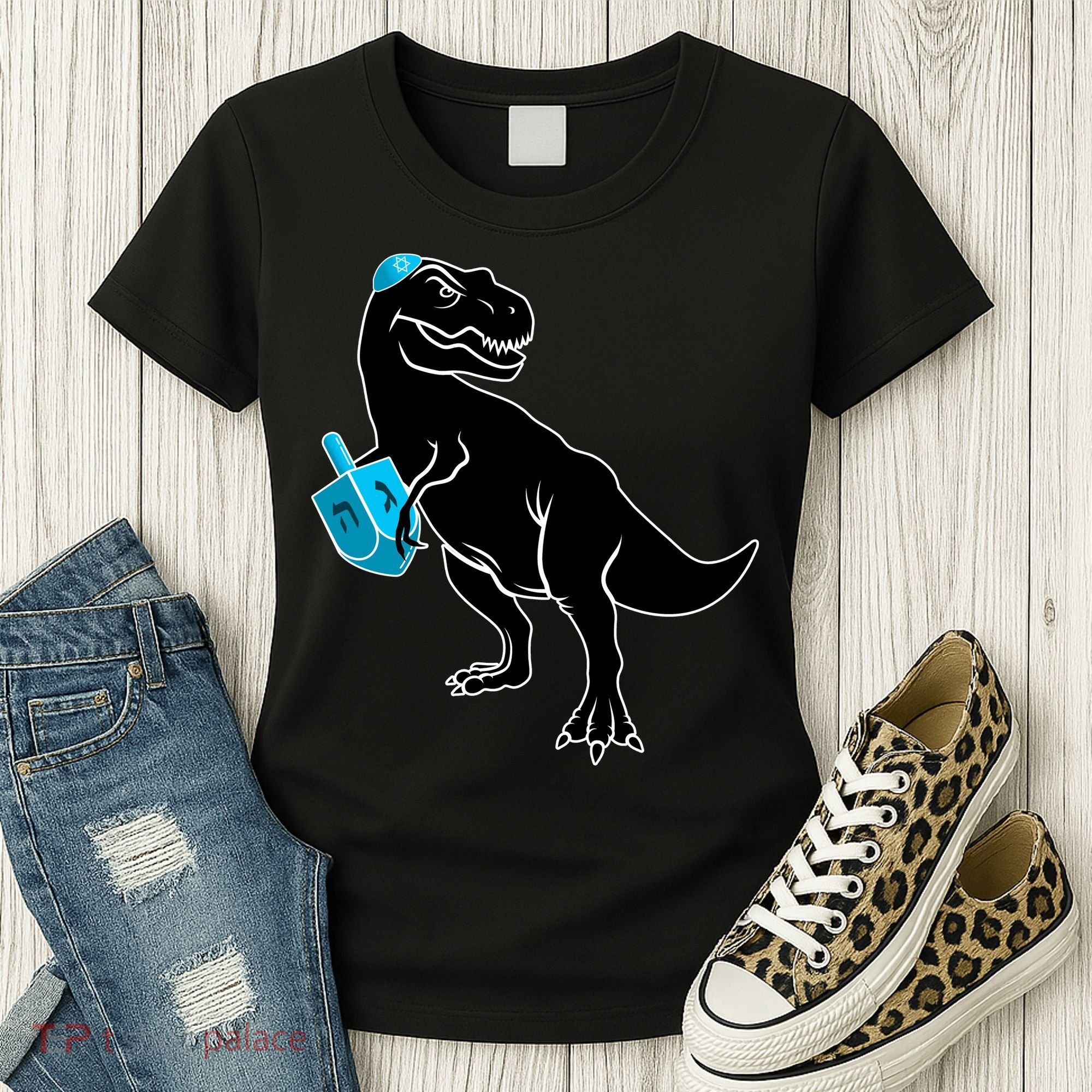 Trex Jewish Dreidel Women's T-Shirt