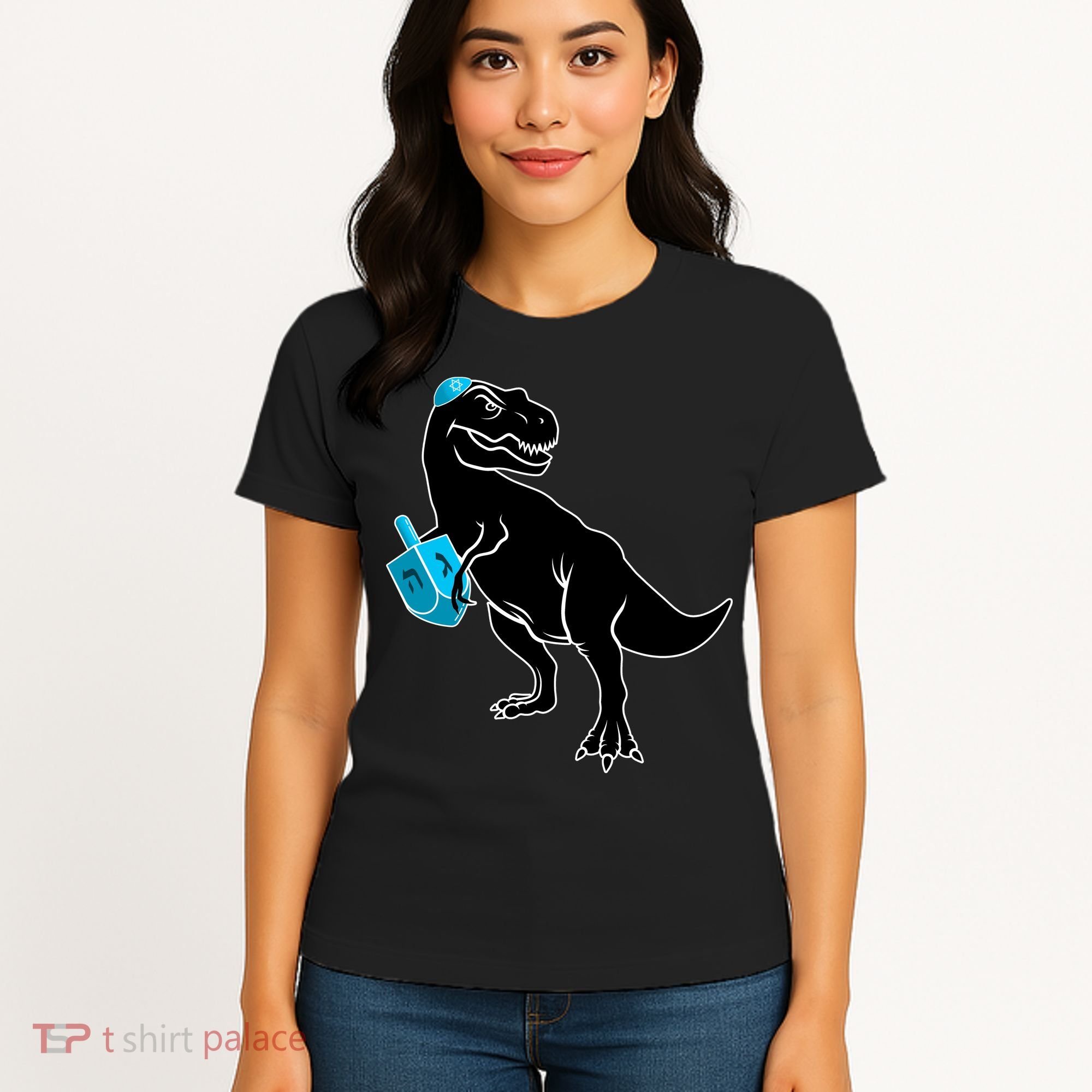 Trex Jewish Dreidel Women's T-Shirt