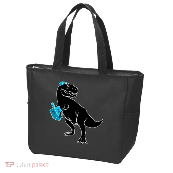 Trex Jewish Dreidel Tote Bag