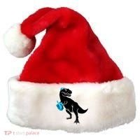 Trex Jewish Dreidel Santa Hat thumb 0