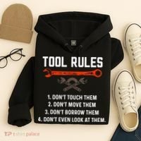 Tool Rules Funny Meme Mechanic Auto Repair Hoodie thumb 4