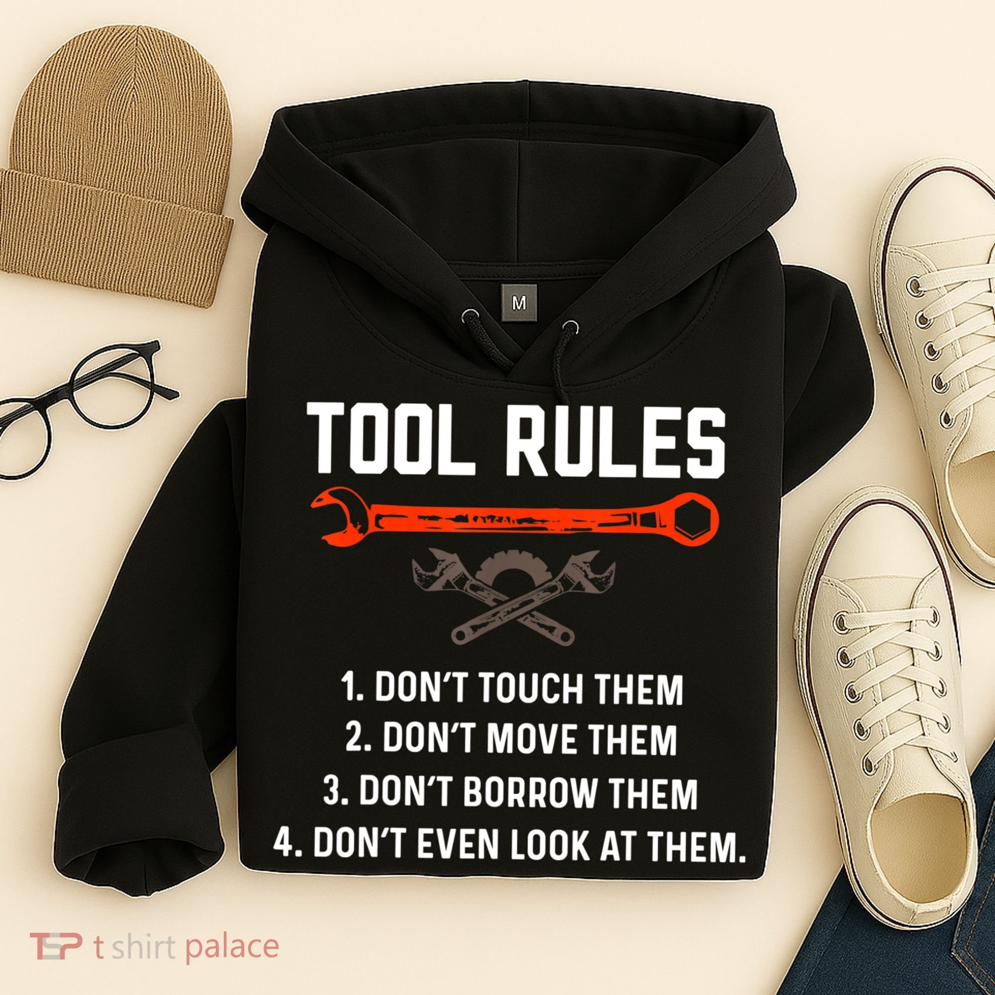 Tool Rules Funny Meme Mechanic Auto Repair Hoodie