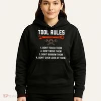 Tool Rules Funny Meme Mechanic Auto Repair Hoodie thumb 5