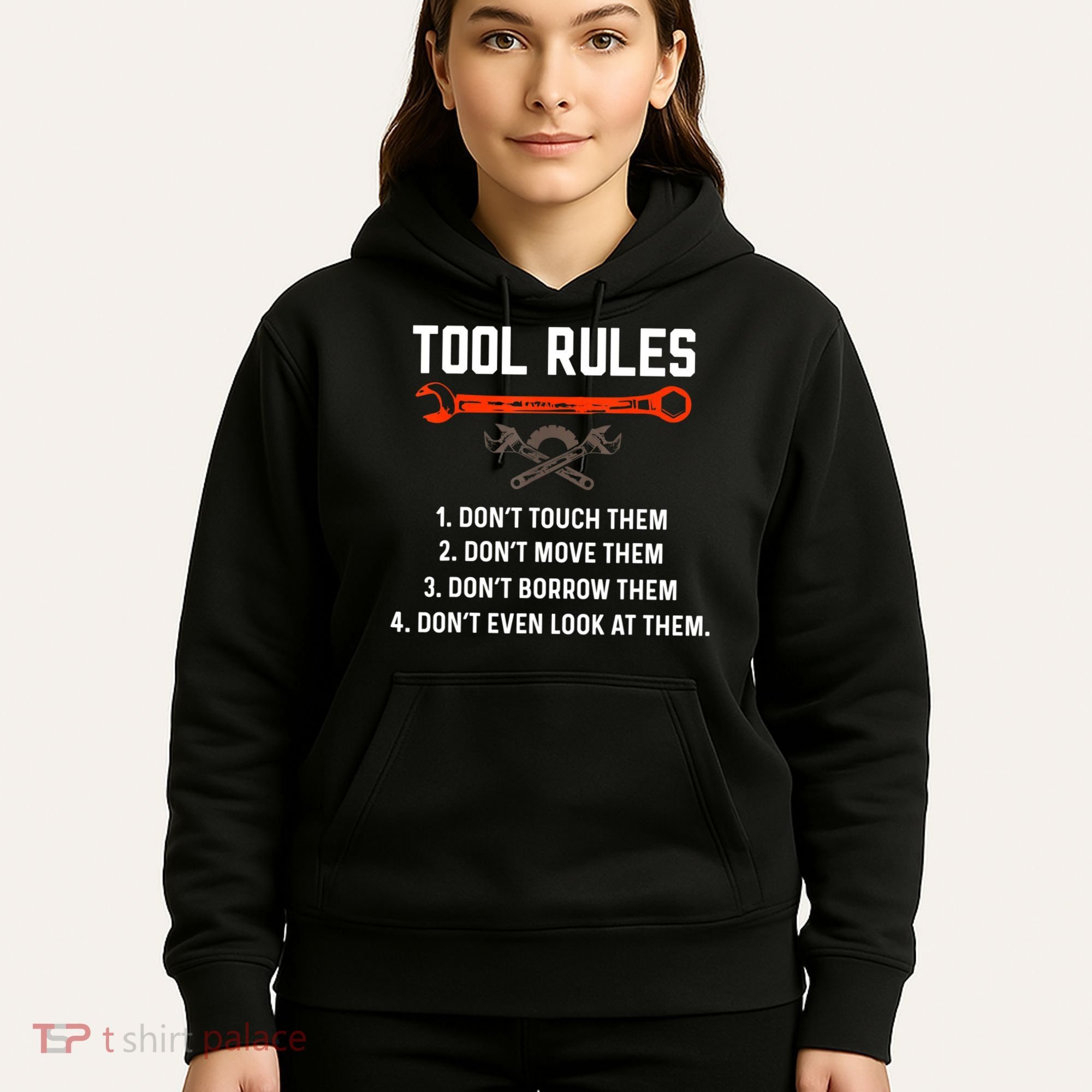 Tool Rules Funny Meme Mechanic Auto Repair Hoodie