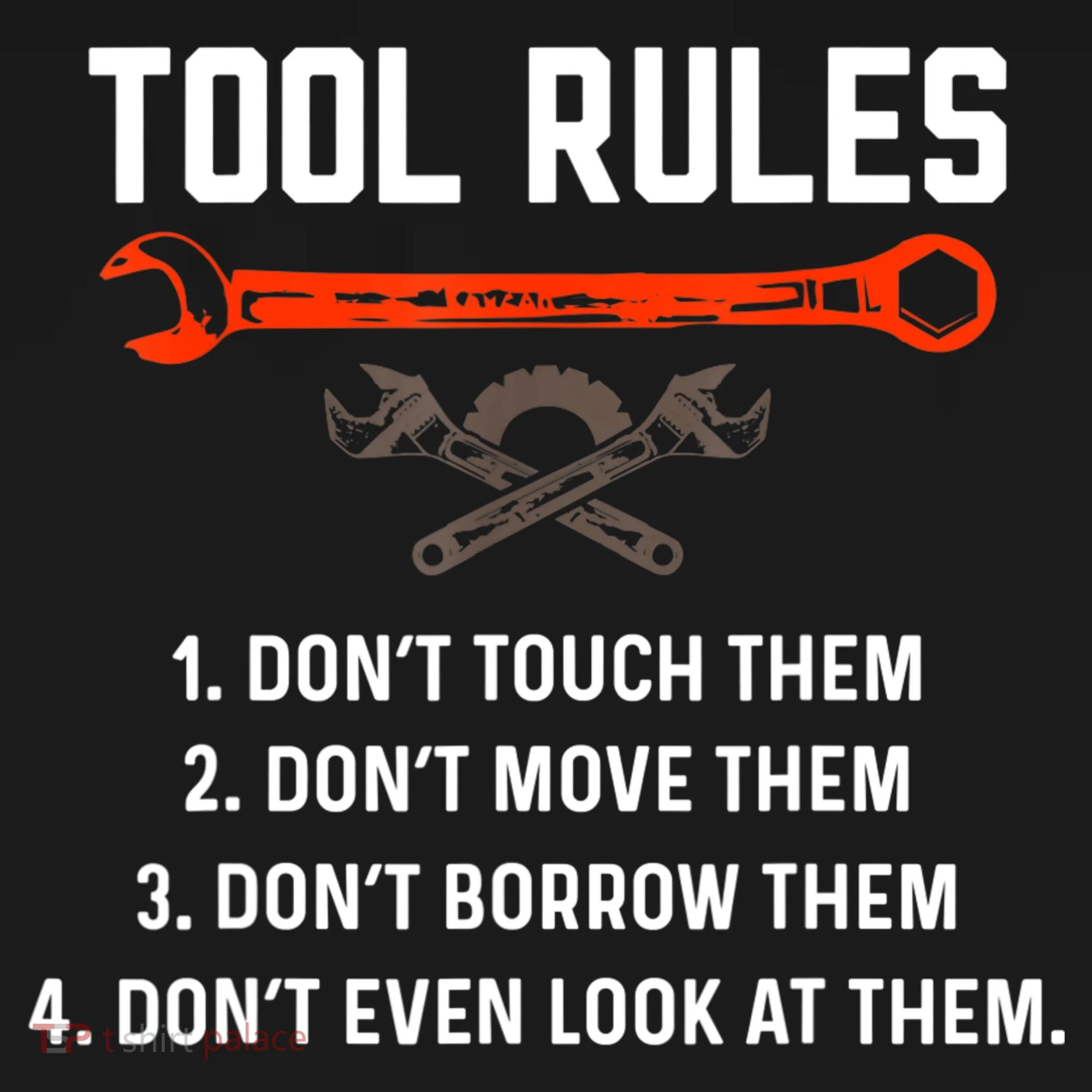 Tool Rules Funny Meme Mechanic Auto Repair Hoodie