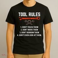 Tool Rules Funny Meme Mechanic Auto Repair T-Shirt thumb 3