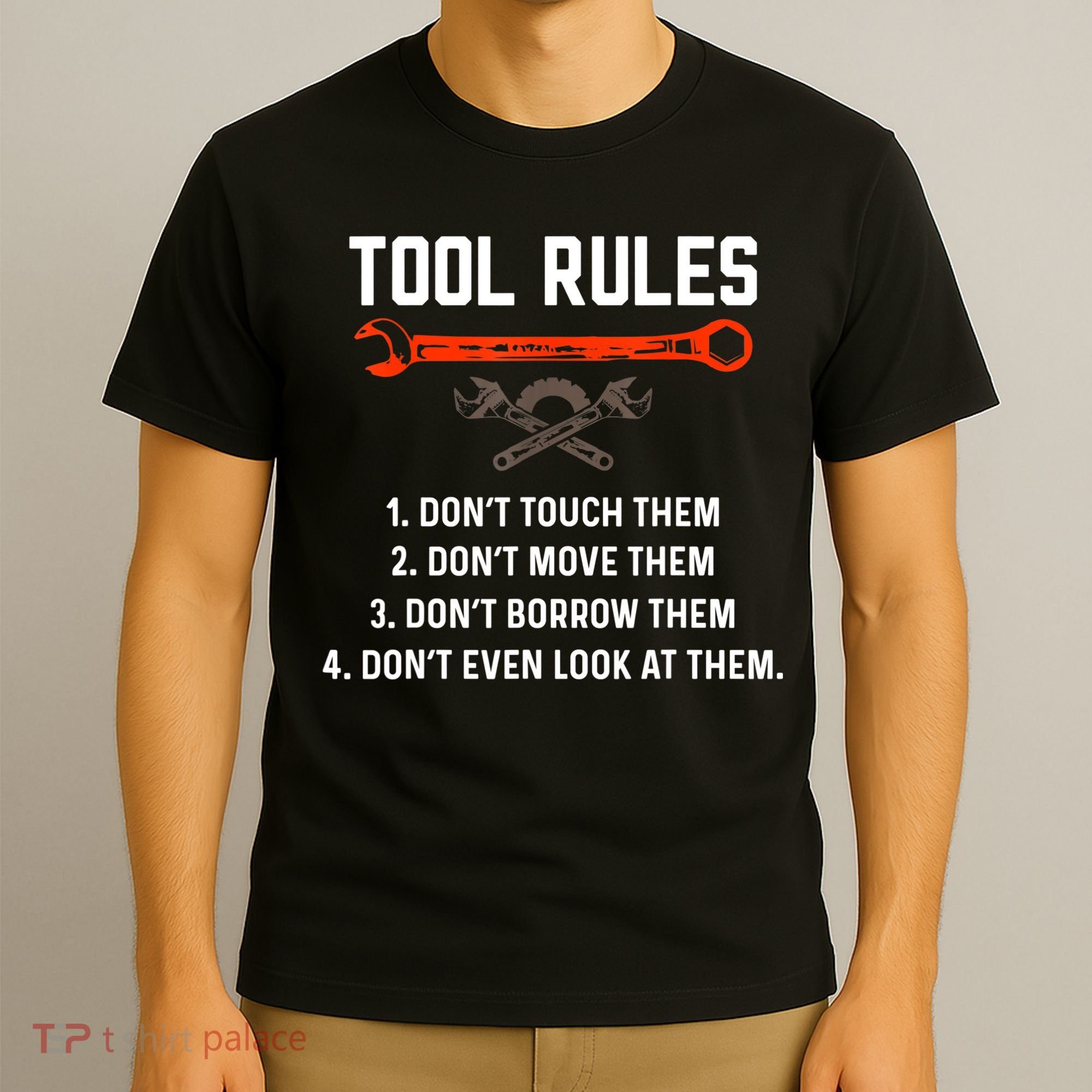 Tool Rules Funny Meme Mechanic Auto Repair T-Shirt