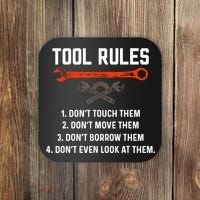 Tool Rules Funny Meme Mechanic Auto Repair Coaster thumb 0