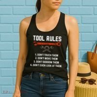 Tool Rules Funny Meme Mechanic Auto Repair Women's Tank Top thumb 2