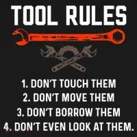 Tool Rules Funny Meme Mechanic Auto Repair Toddler Hoodie thumb 2