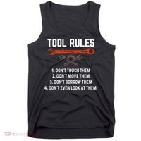 Tool Rules Funny Meme Mechanic Auto Repair Tank Top thumb 0