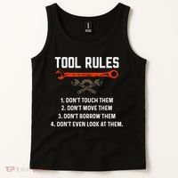 Tool Rules Funny Meme Mechanic Auto Repair Tank Top thumb 2
