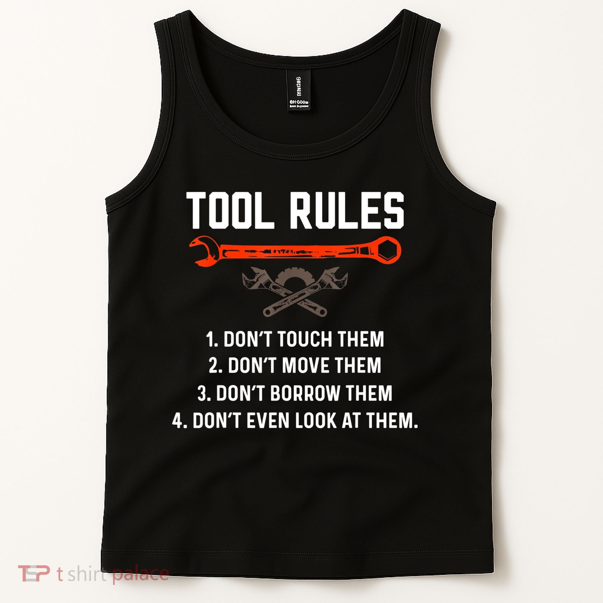 Tool Rules Funny Meme Mechanic Auto Repair Tank Top