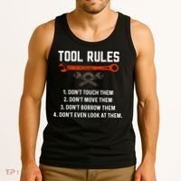 Tool Rules Funny Meme Mechanic Auto Repair Tank Top thumb 3