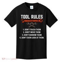 Tool Rules Funny Meme Mechanic Auto Repair Kids T-Shirt thumb 0