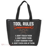 Tool Rules Funny Meme Mechanic Auto Repair Tote Bag thumb 0