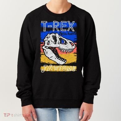 T Rex Fossil Hunter Jawsome Women's Sweatshirt
