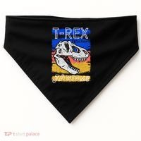 T Rex Fossil Hunter Jawsome USA-Made Doggie Bandana thumb 0