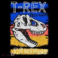 T Rex Fossil Hunter Jawsome USA-Made Doggie Bandana thumb 2