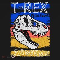 T Rex Fossil Hunter Jawsome Hoodie thumb 2
