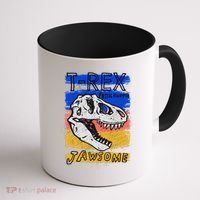T Rex Fossil Hunter Jawsome Coffee Mug thumb 1
