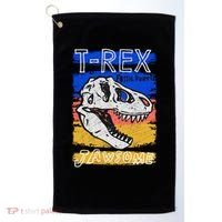 T Rex Fossil Hunter Jawsome Golf Towel thumb 0