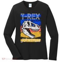 T Rex Fossil Hunter Jawsome Women's Long Sleeve Shirt thumb 0
