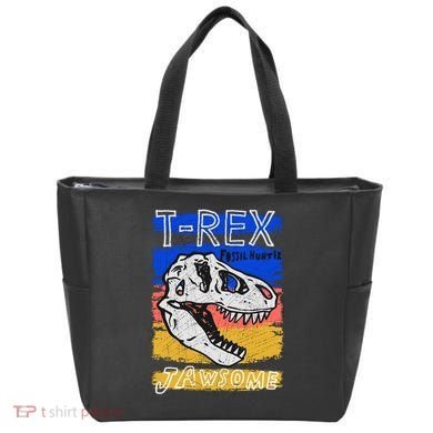 T Rex Fossil Hunter Jawsome Tote Bag