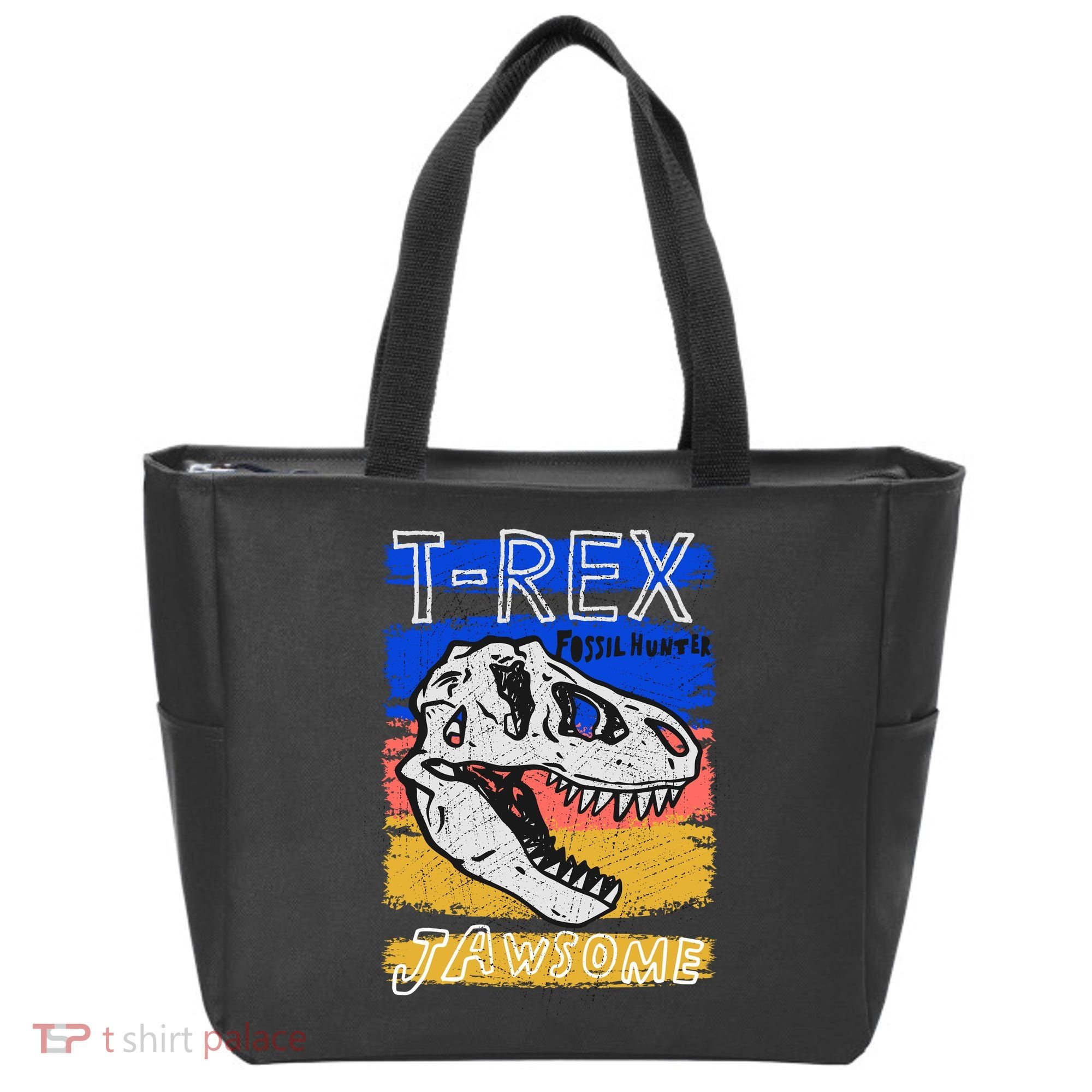 T Rex Fossil Hunter Jawsome Tote Bag