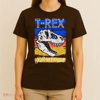 T Rex Fossil Hunter Jawsome T-Shirt thumb 4