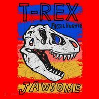 T Rex Fossil Hunter Jawsome Santa Hat thumb 1