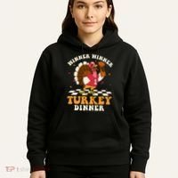 Thanksgiving Retro Football Feast Hoodie thumb 5