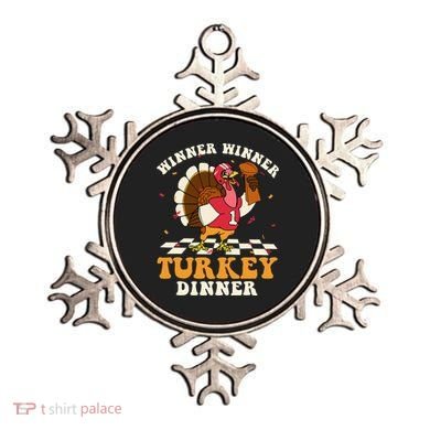 Thanksgiving Retro Football Feast Ornament