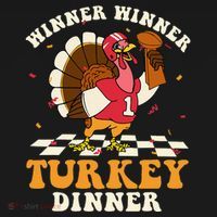 Thanksgiving Retro Football Feast Ornament thumb 1